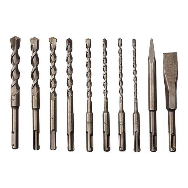 Juego De 10 Brocas Y Cinceles Para Taladro Sds Plus Makita Makita D-45820