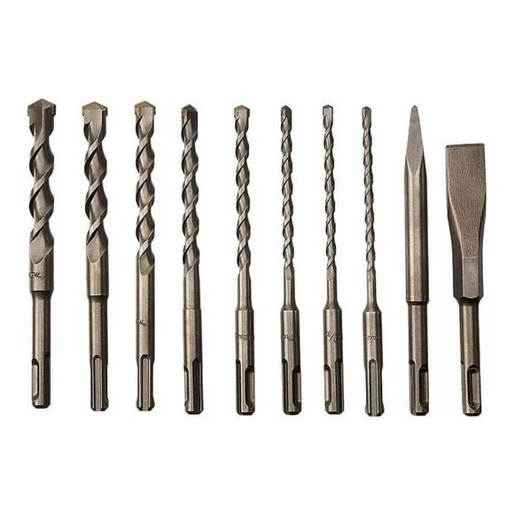 Juego De 10 Brocas Y Cinceles Para Taladro Sds Plus Makita Makita D-45820