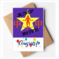 thumbnail image 1 of China musculo gimnasio saltos de cuerdas Sobre de la Carta de felicitación de la tarjeta de matrimonio, 1 of 4