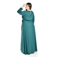 thumbnail image 3 of Vestido elegante de manga larga Roman Fashion /Tallas Extras, 2009 (Verde botella) verde oscuro 40, 3 of 6