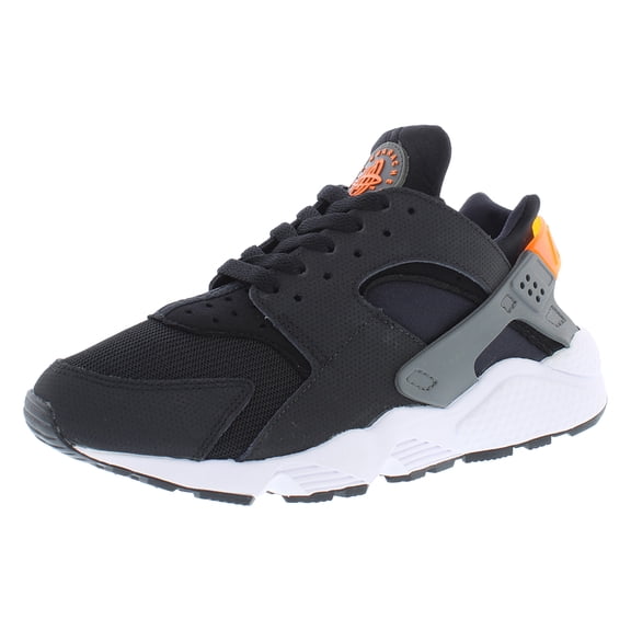 Nike Air Huarache Mens Shoes Size 7.5, Color: Black/Iron Grey/Safety Orange