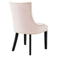 thumbnail image 5 of Modway Marquis Performance Velvet Dining Chairs - Set of 2 in Pink, 5 of 9