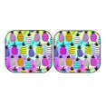 thumbnail image 7 of Haiem Graffiti Pineapples Car Windshield Sun Shade (2 Pieces) Foldable Windshield Sun Shade Car Accessories for Truck SUV Pickup-Medium, 7 of 7