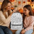 thumbnail image 4 of Backpack For School DIY Blank Colorable Sports Backpack Spacious Zipper Compartment Lightweight Gym Travel Student Tote Bag, 4 of 5