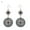 1, variant on 1 Pair Beads Multicolor Shiny Drop Earrings Bohemian Hollow Vintage Hook Earrings Party Jewelry Alloy Gold
