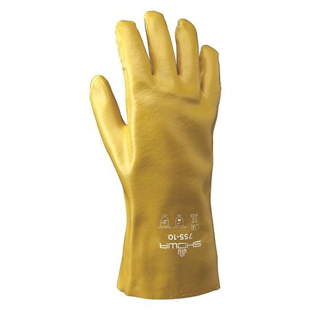 SHOWA BEST Chemical Resistant Glove, PVC,PR