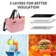 thumbnail image 3 of Bolsa de almuerzo aislada para mujeres y hombres grandes bolsas de almuerzo para el trabajo picnic playa con correa para el hombro, 3 of 5