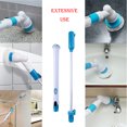 Electric Spin Scrubber 360 Cordless Bathroom Cleaning Brush with 3