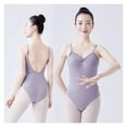 thumbnail image 4 of Women Ballet Leotards Adjustable Strap Dance Bodysuits Gymnastics Leotard Sleeveless Girls Ballet Dancing Costumes, 4 of 8