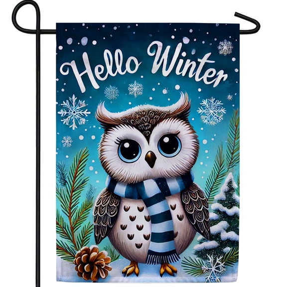 America Forever Flags Garden Flag 18 x 12.5 Polyester Winter Outdoor Flag, Double-Sided