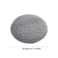 thumbnail image 3 of ShaoXinWan Round Linen Bar Stool Cover,Elastic Textured Fabric Seat Cushion Slipcover,Washable Non-slip Stretch Stool Protector for Adjustable Swivel Rolling Stool Home Salon Office Use, 3 of 6