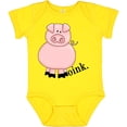 thumbnail image 3 of Inktastic Pig-oink Boys or Girls Baby Bodysuit, 3 of 5