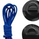 thumbnail image 5 of 6Pcs Almohadilla De En D De Acero Inoxidable 316 / Y 5m 16.4 'Cordón Elástico Azul Para Bote Inflable De PVC Bote De Vela Ligera - Sin P Negro Baoblaze Parche de anillo en D para kayak, 5 of 8