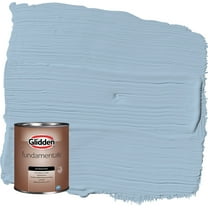 Glidden Fundamentals Heavenly Blue / Blue Satin Exterior Paint, 1 Quart