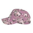 thumbnail image 5 of Balery Baseball Cap Adjustable Size for Running Workouts and Outdoor Activities All Seasons Dad Hat(Rose Flowers), 5 of 9
