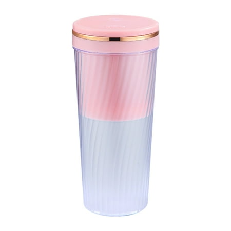 

Portable Blender One-Handed Drinking Mini Blender Pink