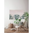 thumbnail image 5 of Marmont Hill Elephant Poses II Canvas Wall Art, 5 of 7
