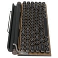 thumbnail image 4 of Teclado de máquina de escribir retro, 83 teclas Bluetooth 5.0 Brillo ajustable Estilo de máquina de escribir Teclado mecánico con cable e inalámbrico, Conexión de múltiples dispositivos Clásico 2000mA, 4 of 8