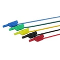 thumbnail image 4 of 10x Banana A Banana Cable De Prueba De Silicona Para Multímetro Componentes Electrónicos Ensayo Eléctrico Sunnimix Cable de prueba de conector banana, 4 of 8