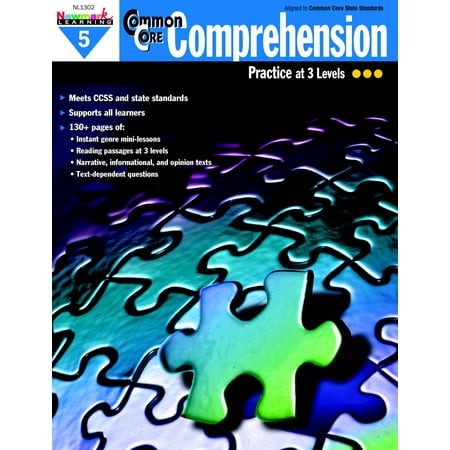 Newmark Learning Common Core Comprehension Reproducible Book, Grade 5