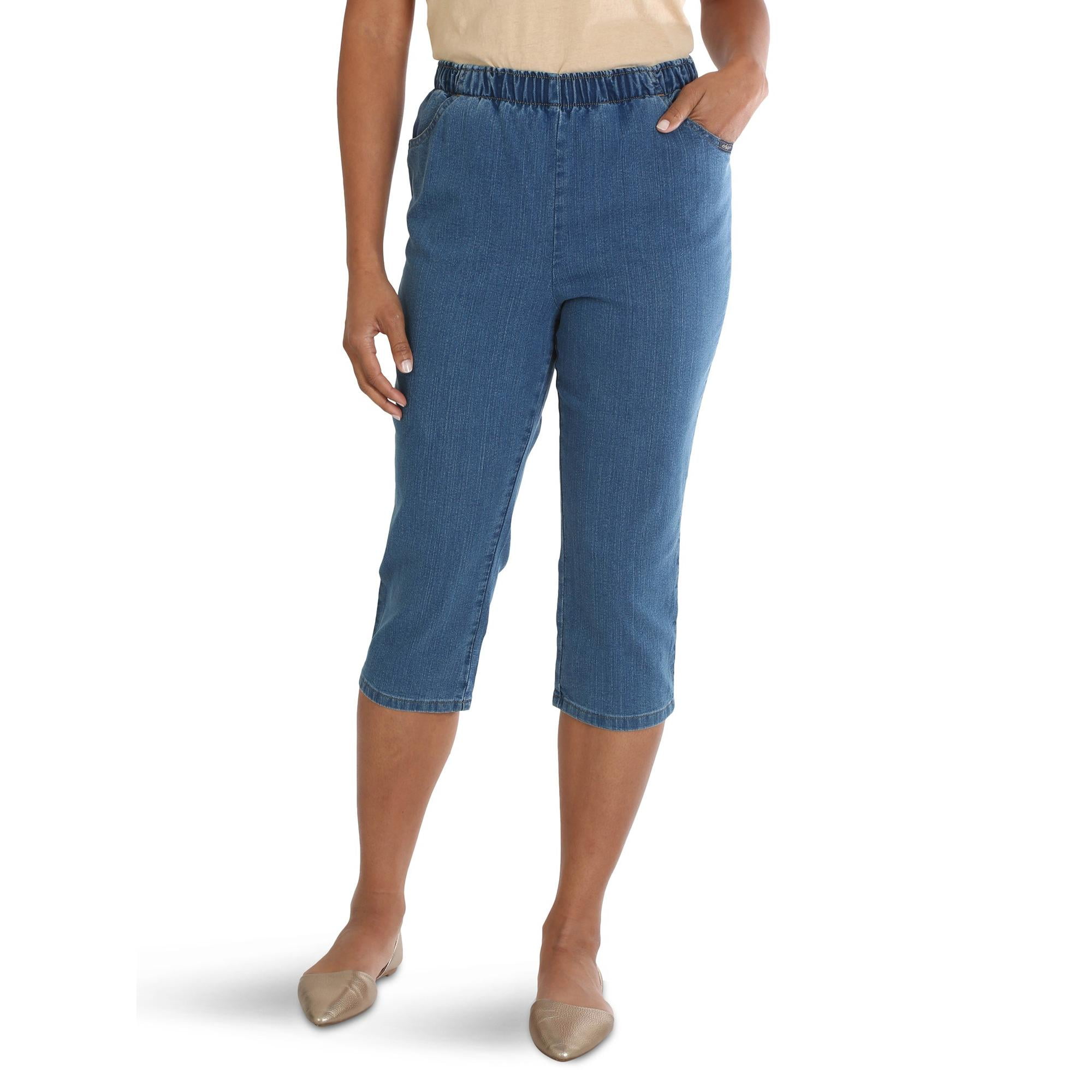 Women's Stretch Pull On Capri - Walmart.com