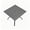 35"x 35"x 28" Black, variant on 6 - Person Rectangular 63"L X 38"W Outdoor Dining Table