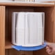 thumbnail image 4 of Organizador de vasos de café de papel giratorio de 360 ​​grados, soporte para botellas de cosméticos, vasos desechables Blanco, 4 of 9