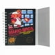thumbnail image 2 of Libreta de tapa dura laminado liso con espiral metálico en la lateral con solapa protectora, Nintendo color blanco con negro, 2 of 4