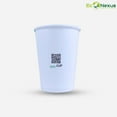 thumbnail image 2 of My EcoNexus Disposable Aqua Coating Paper Cups, 8 oz, White & Green, 100 Count, 2 of 5