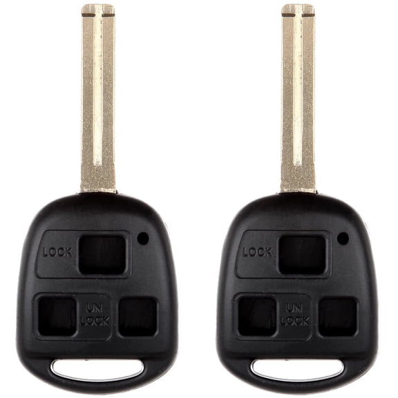 cciyu Keyless Entry Remote Smart Key Fob Shell Case 1998-2003 Fit for Lexus ES300 3.0L 1998-2003 Fit for Lexus ES300 L 3 Buttons HYQ1512V,2KOKM-LXV1,89070-53531