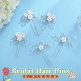 thumbnail image 3 of Horquillas para el pelo con forma de flor para novia, accesorios de respiración para bebés, 3 of 7