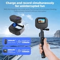 thumbnail image 2 of Body Cam, 1080P with Screen, Mini Wearable Action Camera with Magnetic Charging Case, Waterproof Portable Video Recorder for Work, Outdoors, Pet, 2 of 9
