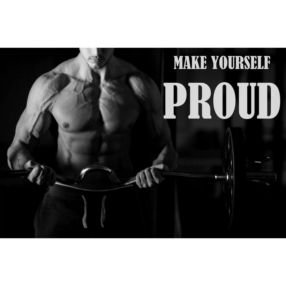 EzPosterPrints Bodybuilding Men  Girl Fitness  Workout  
