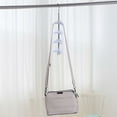 thumbnail image 5 of Rotatable Handbag Holder Purse Bag Hanger Hanging Rack Storage Organizer Transparent, 5 of 5
