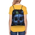 thumbnail image 4 of Lsque Five Nights At Freddy'S Print Drawstring zipper Backpack Bag Sport Gym Sackpack Cinch Bags Drawstring Bags Draw String Sport Bag-One Size, 4 of 5