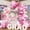 Pink White, variant on Navy Blue White Gold Balloon Arch Kit, 2026 Graduation Decorations, 130Pcs Blue Gold White Balloons with Foil Star Confetti Balloons for College High School Graduation Decorations Class of 2026