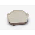 thumbnail image 4 of LB International Durable Full Outdoor Patio Premium Embossed Gas Grill Cover - Taupe, 4 of 5