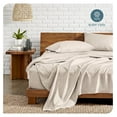 thumbnail image 2 of Twin XL Sheet Set - College Dorm Size - 1800 Ultra-Soft Microfiber Twin Extra Long Bed Sheets - Deep Pockets - Easy Fit - Extra Soft - 3 Piece Set - Bed Sheets (Twin XL, Heathered Pebble), 2 of 9