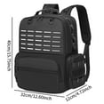 thumbnail image 7 of figatia Tool Backpack Tools Organizer Comfortable Breathable with Handle Waterproof Maintenance Worker with Multiple Pockets Tool Bag, 7 of 7