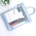 thumbnail image 3 of Tnobhg File Holder Carrying Case with Handle Transparent Large Capacity Strong Load-bearing Portable Document Storage Bag Organizer, 3 of 7