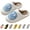 Blue, variant on Smile Face Slippers for Women and Men, Retro Comfy Warm Soft Fuzzy Plush Slip-On House Shoes Funny Cute Happy Smile Home Fluffy Slipper for Indoor & Outdoor Slippers