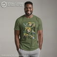 thumbnail image 2 of Men's Nintendo Zelda Anime Comic Strip  Graphic Tee Military Green X Large, 2 of 8