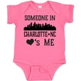thumbnail image 3 of Inktastic Charlotte North Carolina Someone Loves Me Boys or Girls Baby Bodysuit, 3 of 5