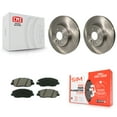 thumbnail image 1 of Transit Auto Front Disc Brake Rotors and Semi-Metallic Pads Kit for Car 2009-2011 Kia Borrego K8S-100580, 1 of 11
