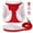 Red, variant on Didog Bow Fleece Dog Harness and Leash set No Pull Pet Puppy Vest Jacket for Chihuahua
