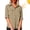 Khaki, variant on Womens Sun Shirt UPF 50+ Cooling Workout Shirts Women Long Sleeve Soft Regular Fit Rash Guard Hawaiian for Gym and Tennis Green S