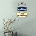 thumbnail image 5 of Signs ByLITA Fancy No Re-Admission Sign (Blue) - Medium, 5 of 8