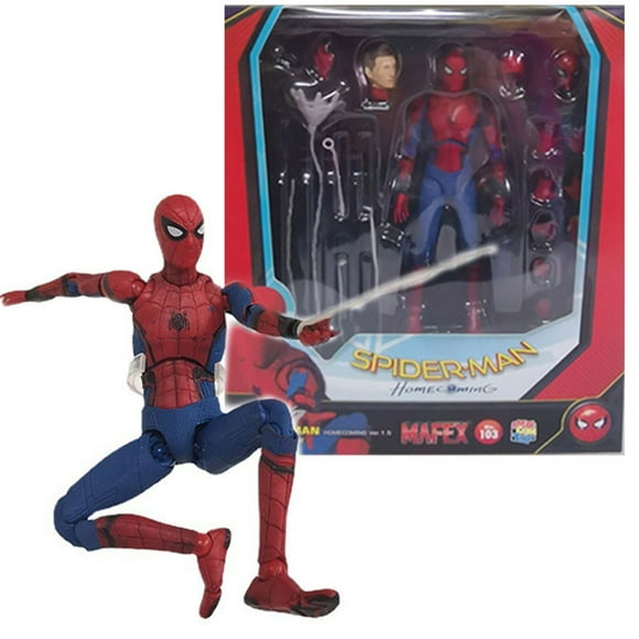 Amyove Return Of The Hero Spider Man Delicate Details Figure Doll 7 Inches Multiple Points Of Articulation Action Figure Toy For Fans