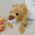 thumbnail image 3 of LLavero de oso de felpa suave para niños y niñas, accesorios de muñeco de peluche Kawaii, león, elefante, jirafa, decoración de bolsa colgante, 12cm, 3 of 5