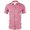 Red, variant on Men Casual Short Sleeve Checkered Shirt Slim Fit Button Down Plaid Fashion Staple For Fall Winter Everyday Wear Versatile Stylish Outfits Red 5XL